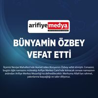 Bünyamin Özbey vefat etti.