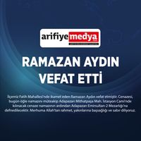 Ramazan Aydın vefat etti.