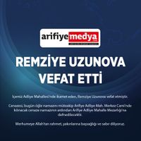 Remziye Uzunova vefat etti.