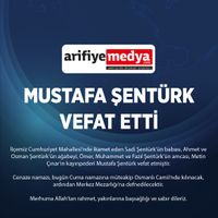 Mustafa Şentürk Vefat Etti