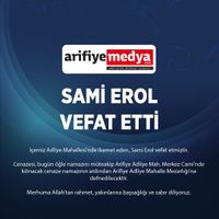 Sami Erol vefat etti.