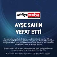 Ayşe Şahin vefat etti
