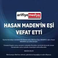 Hasan Maden'in eşi vefat etti