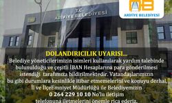 Arifiye Belediyesinden Dolandırıcılık Uyarısı