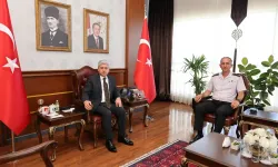 Vali Rahmi Doğan, yeni İl Jandarma Komutanını ağırladı