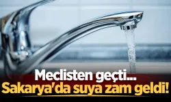 Sakarya'da su tarifesi güncellendi! İşte yeni tüketim bedelleri