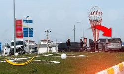 Arifiye Kavşağı’nda korkutan çarpışma! Ortalık savaş alanına döndü