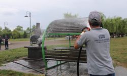 Arifiye Belediyesinden Gölbaşı Park’ta Temizlik Çalışması