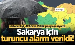 AFAD SMS ile uyardı! Sakarya için turuncu kod alarmı