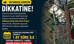 Arifiye’de Fırtına Caddesi(2.Cadde) 1 Ay Trafiğe Kapatılacak