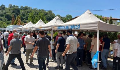 Ahmediye Mahallesinde Aşure ikramı