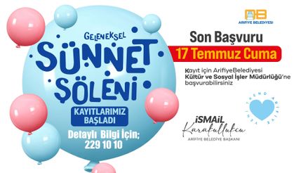 Arifiye Belediyesi'nde Geleneksel Sünnet Organizasyonu İçin Kayıtlar Başladı