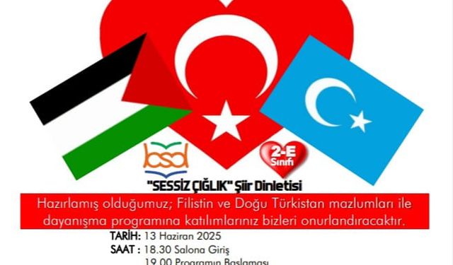 Bekir Sıtkı Durgun Öğrencilerinden ”Sessiz Çığlık” Dinletisi