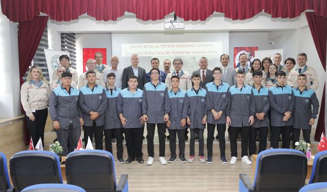 Toyota Boshoku'dan Öğrencilere TPS Sertifikası