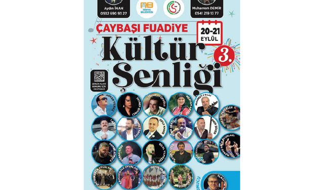 Çaybaşı Fuadiye’de 3. Kültür Şenliği Başlıyor