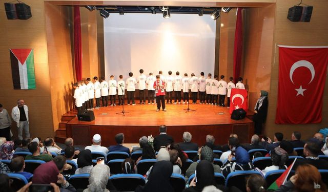 Arifiye'de Gazze'ye Destek Programı
