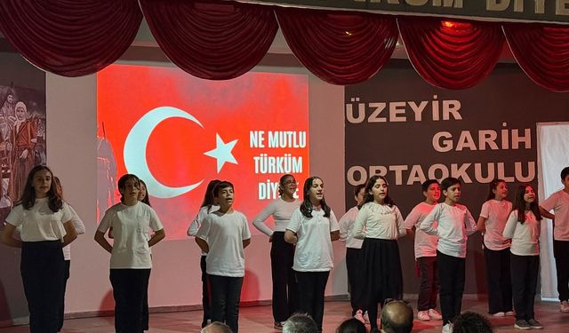 Üzeyir Garih Ortaokulun’da 29 Ekim Coşkusu
