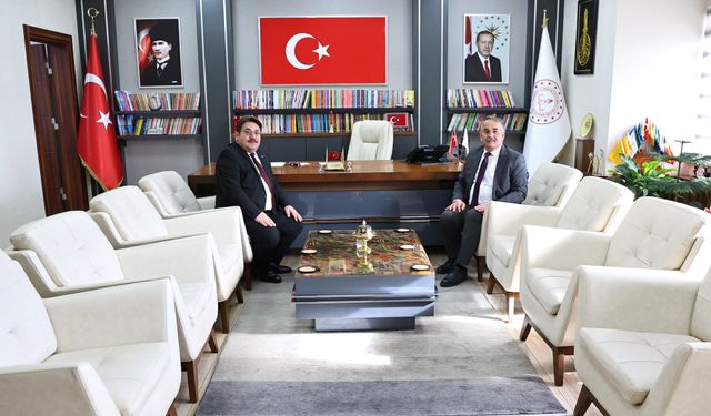 Başkan Karakullukçu'dan İl Milli Eğitim Müdürüne ziyaret