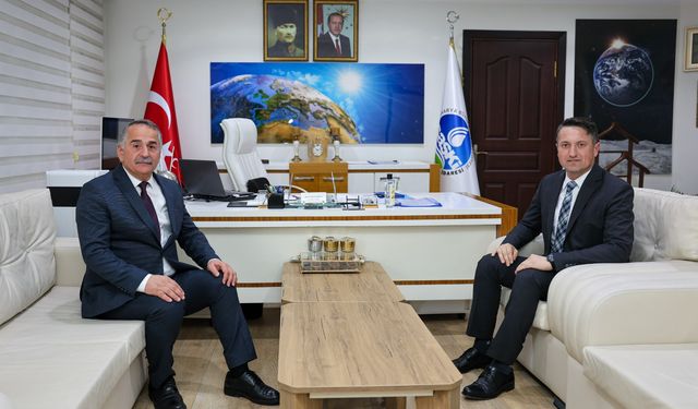 Başkan Karakullukçu SASKİ Genel Müdürünü ziyaret etti