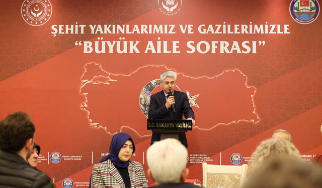 Vali Doğan şehit aileleriyle iftarda buluştu