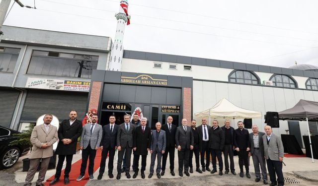 Abdullah Arslan Camii’nin açılışı dualarla gerçekleştirildi.