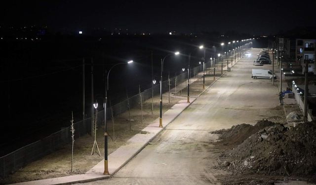 Bilecik Caddesi Işıl Işıl Oldu: Çalışmalarda Sona Gelindi.