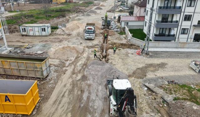 Hanlı Mahallesi’ne yeni yağmur suyu ve atık su altyapısı