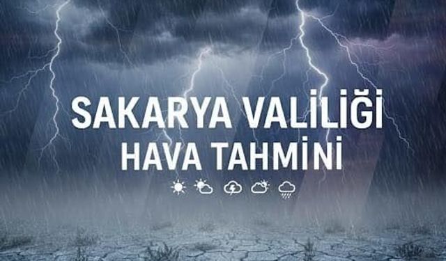 Sakarya İçin Kuvvetli Sağanak Yağış Uyarısı: 22 Nisan’a Dikkat!