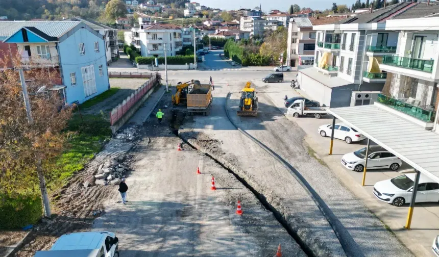 Osmangazi Caddesi’nin alt ve üstyapısında güçlü dönüşüm devam ediyor