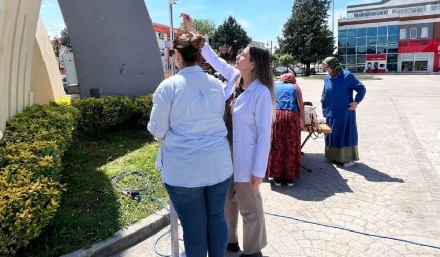 Arifiye İlçe Sağlık Müdürlüğü Tarafından Boy-Kilo Ölçüm Hizmeti Sunuldu