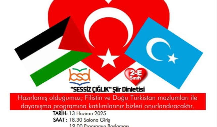 Bekir Sıtkı Durgun Öğrencilerinden ”Sessiz Çığlık” Dinletisi