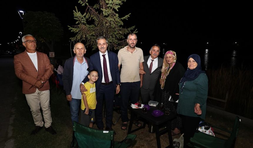 Başkan Karakullukçu Yusuf Alemdar’ı Gölya’da ağırladı