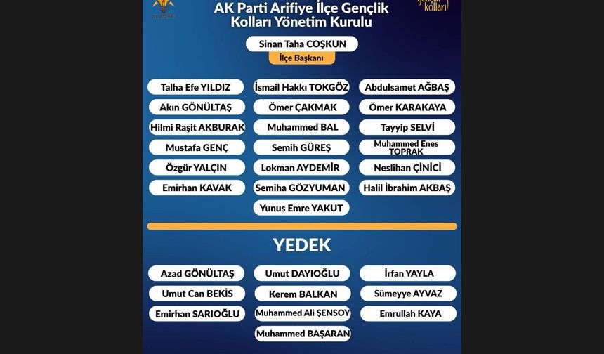 Arifiye’de AK Gençlik Rüzgarı Esecek