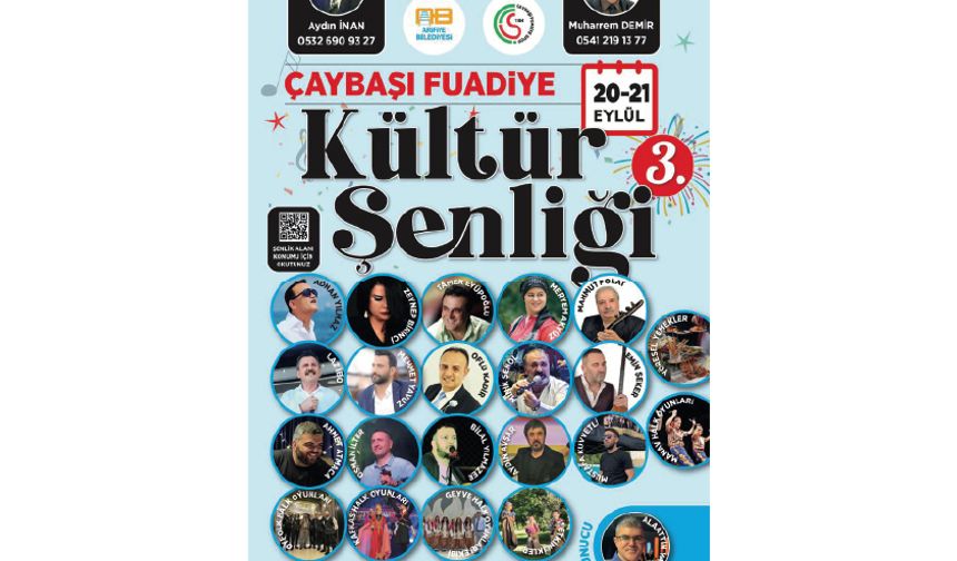 Çaybaşı Fuadiye’de 3. Kültür Şenliği Başlıyor