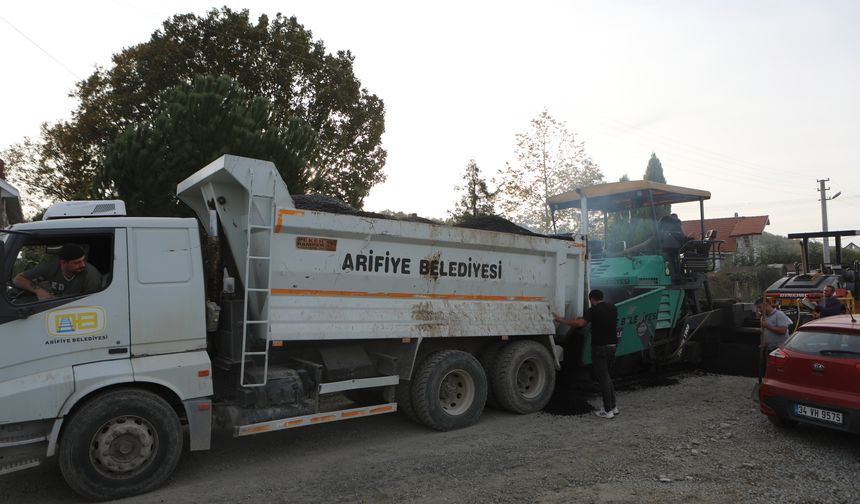 Yukarı Kirazca’da Asfalt Çalışmaları Başladı