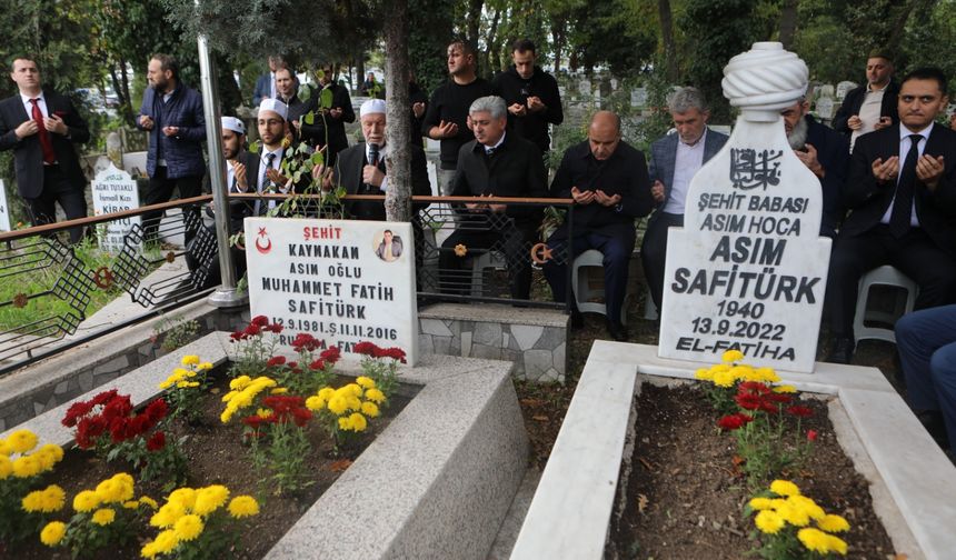 Görevi başında şehit edilmişti: Kaymakam Safitürk Arifiye'deki mezarı başında anıldı