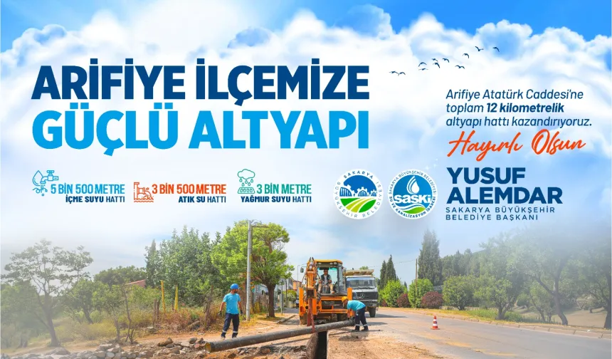 Arifiye'nin kalbi sağlam altyapıyla buluşacak! Alemdar'dan tanıtım törenine davet