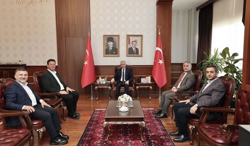 Belediye Başkanlarından Vali Rahmi Doğan’a Ziyaret