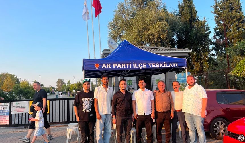 AK Gençlik Arifiye Gölya Tabiat Parkı’nda Üye Çadırı Açtı