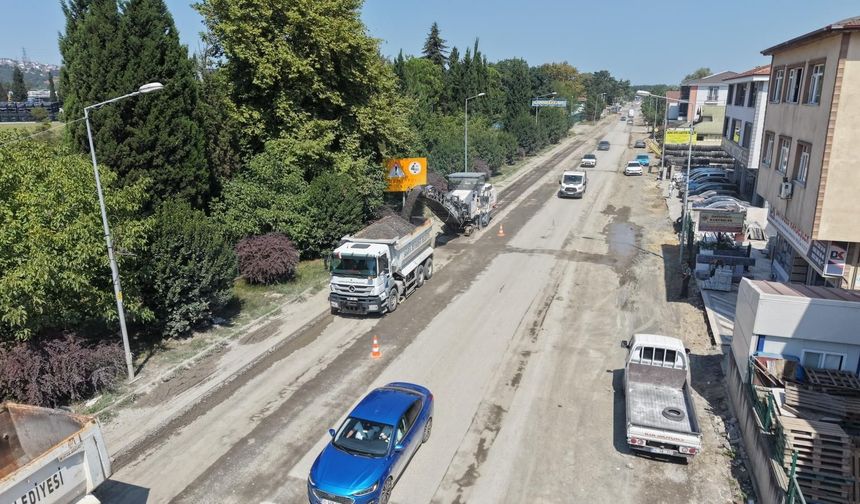 Arifiye’nin can damarında üst yapı çalışmaları başladı